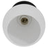 GloboStar® MAURA 01318 Μοντέρνο Φωτιστικό Οροφής Μονόφωτο Μαύρο με Λευκό Ματ Γυαλί Καμπάνα Φ13 x Y17cm - ledmania.gr