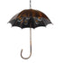 GloboStar® UMBRELLA 01406 Vintage Industrial Κρεμαστό Φωτιστικό Οροφής Πολύφωτο Μαύρο Καφέ Σκουριά Μεταλλικό Φ58 x Υ60cm - ledmania.gr