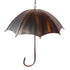 GloboStar® UMBRELLA 01406 Vintage Industrial Κρεμαστό Φωτιστικό Οροφής Πολύφωτο Μαύρο Καφέ Σκουριά Μεταλλικό Φ58 x Υ60cm - ledmania.gr