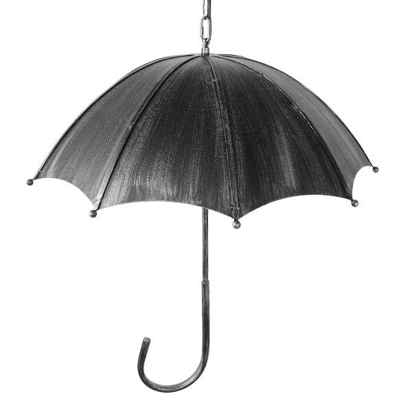 GloboStar® UMBRELLA 01407 Vintage Industrial Κρεμαστό Φωτιστικό Οροφής Πολύφωτο Γκρι Σκουριά Μεταλλικό Φ58 x Υ60cm - ledmania.gr