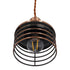 GloboStar® MANHATTAN 01453 Μοντέρνο Industrial Κρεμαστό Φωτιστικό Οροφής Μονόφωτο Μεταλλικό Χάλκινο Καμπάνα Φ11 x Υ14cm - ledmania.gr