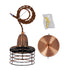GloboStar® MANHATTAN 01453 Μοντέρνο Industrial Κρεμαστό Φωτιστικό Οροφής Μονόφωτο Μεταλλικό Χάλκινο Καμπάνα Φ11 x Υ14cm - ledmania.gr