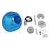 GloboStar® DIXAR 01463 Μοντέρνο Κρεμαστό Φωτιστικό Οροφής Μονόφωτο Γυάλινο Μπλε Φ28 x Υ40cm - ledmania.gr