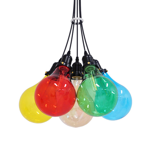 GloboStar® PARTY 01508 Μοντέρνο Κρεμαστό Φωτιστικό Οροφής Πολύφωτο Πολύχρωμο Φ41 x Υ30cm - ledmania.gr