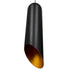 GloboStar® CARSON 01529 Μοντέρνο Κρεμαστό Φωτιστικό Οροφής Μονόφωτο Μαύρο - Χρυσό Μεταλλικό Καμπάνα Φ15 x Υ68cm - ledmania.gr
