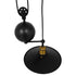 GloboStar® CARILO 01550 Vintage Industrial Κρεμαστό Φωτιστικό Οροφής Δίφωτο Μαύρο Μεταλλικό με Ρυθμιζόμενη Ανάρτηση Μ72 x Π26 x Υ120cm - ledmania.gr