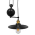 GloboStar® CARILO 01550 Vintage Industrial Κρεμαστό Φωτιστικό Οροφής Δίφωτο Μαύρο Μεταλλικό με Ρυθμιζόμενη Ανάρτηση Μ72 x Π26 x Υ120cm - ledmania.gr