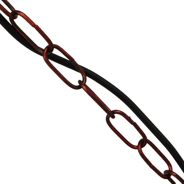 GloboStar® HARROW 01572 Vintage Industrial Κρεμαστό Φωτιστικό Οροφής Μονόφωτο Καφέ Σκουριά Μεταλλικό Πλέγμα Φ33 x Υ32cm - ledmania.gr