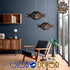 GloboStar® MADDY 01602 Vintage Κρεμαστό Φωτιστικό Οροφής Μονόφωτο Καφέ Σκούρο Ξύλινο Ψάθινο Bamboo Φ50 x Υ23cm - ledmania.gr