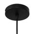 GloboStar® KAIRI 01621 Μοντέρνο Industrial Κρεμαστό Φωτιστικό Οροφής Μονόφωτο Πορτοκαλί με Άσπρο Ύφασμα Μεταλλικό Πλέγμα Φ38 x Υ39cm - ledmania.gr