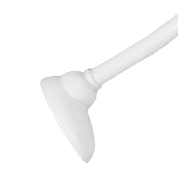 GloboStar® LITTLE MAN 01651 Μοντέρνο Κρεμαστό Φωτιστικό Οροφής Μονόφωτο Λευκό Μεταλλικό Φ20 x Υ40cm - ledmania.gr
