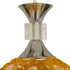 GloboStar® MARGARITA 01670 Μοντέρνο Κρεμαστό Φωτιστικό Οροφής Τρίφωτο Χρυσό Μεταλλικό με Κρύσταλλα Φ50 x Υ24cm - ledmania.gr