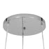 GloboStar® MARGARITA 01670 Μοντέρνο Κρεμαστό Φωτιστικό Οροφής Τρίφωτο Χρυσό Μεταλλικό με Κρύσταλλα Φ50 x Υ24cm - ledmania.gr