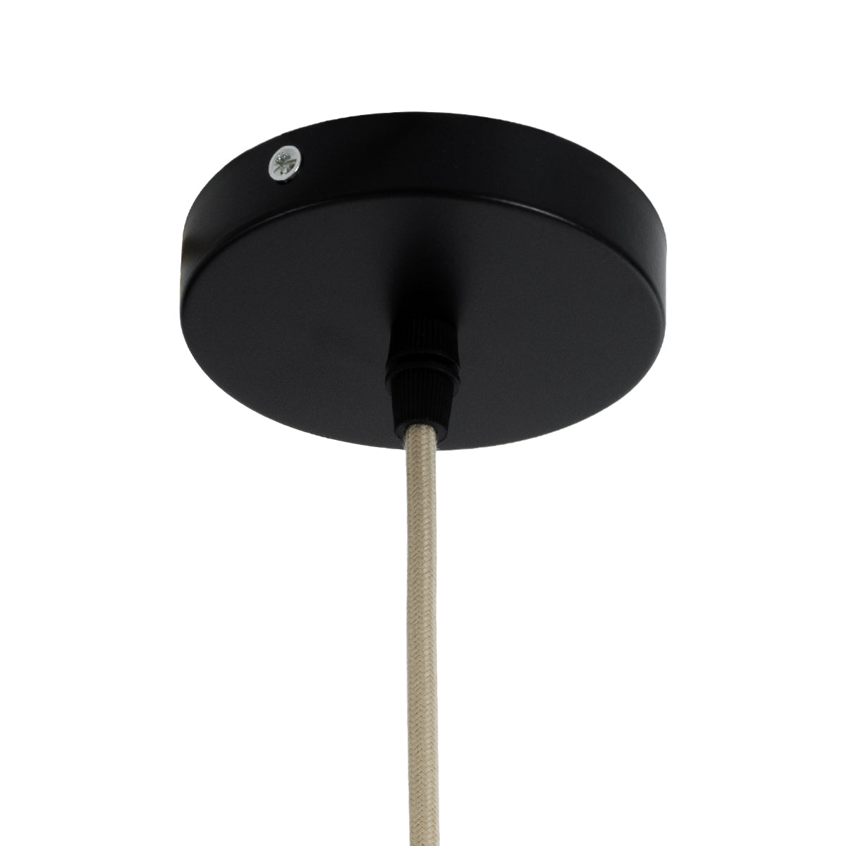 GloboStar® AQUATIC 01742 Boho Κρεμαστό Φωτιστικό Οροφής Μονόφωτο 1 x E27 AC220-240V IP20 - Φ40 x Υ36cm - Μπεζ Ξύλινο Μπαμπού Πλέγμα Καμπάνα - 5 Χρόνια Εγγύηση - ledmania.gr