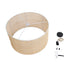 GloboStar® YOTTO 01822 Boho Κρεμαστό Φωτιστικό Οροφής Μονόφωτο 1 x E27 AC220-240V IP20 - Φ55 x Υ30cm - Μπεζ Μπαμπού Πλέγμα - 5 Χρόνια Εγγύηση - ledmania.gr