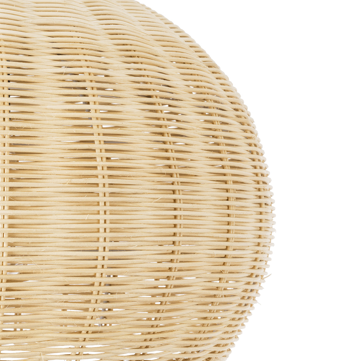 GloboStar® RAITO 01824 Boho Κρεμαστό Φωτιστικό Οροφής Μονόφωτο 1 x E27 AC220-240V IP20 - Φ40 x Υ25cm - Μπεζ Ξύλινο Μπαμπού Πλέγμα Καμπάνα - 5 Χρόνια Εγγύηση - ledmania.gr