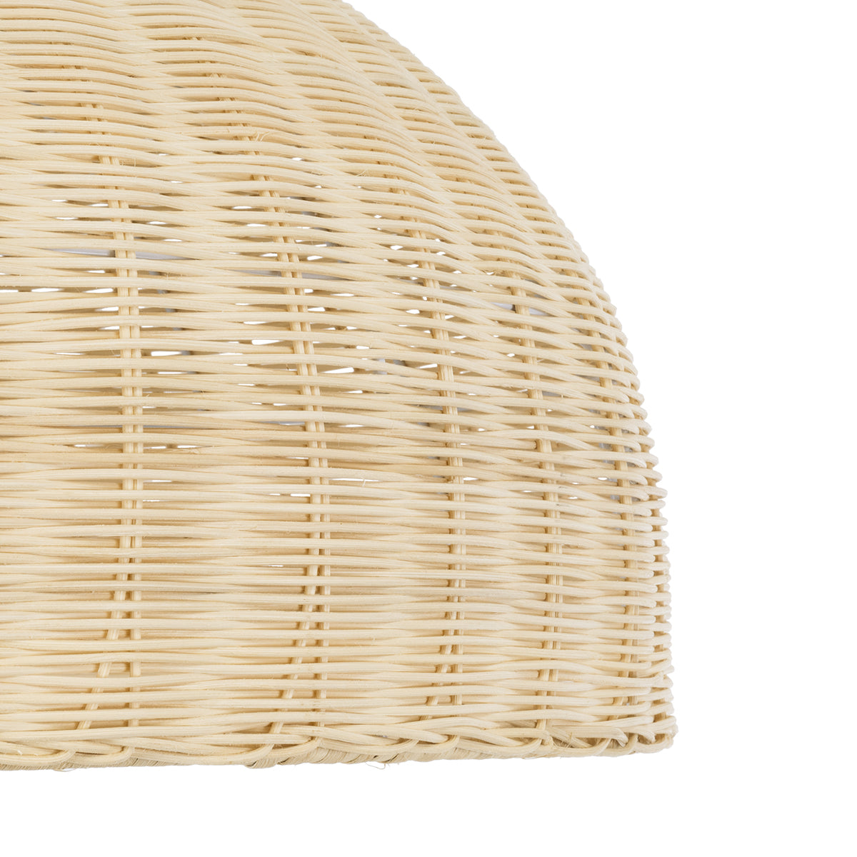 GloboStar® AFURU 01828 Boho Κρεμαστό Φωτιστικό Οροφής Μονόφωτο 1 x E27 AC220-240V IP20 - Φ60 x Υ40cm - Μπεζ Ξύλινο Μπαμπού Πλέγμα Καμπάνα - 5 Χρόνια Εγγύηση - ledmania.gr