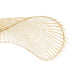 GloboStar® MELEMELE 01841 Boho Κρεμαστό Φωτιστικό Οροφής Μονόφωτο 1 x E27 AC220-240V IP20 - Φ75 x Υ10cm - Μπεζ Ξύλινο Μπαμπού Πλέγμα - 5 Χρόνια Εγγύηση - ledmania.gr