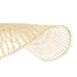GloboStar® MELEMELE 01842 Boho Κρεμαστό Φωτιστικό Οροφής Μονόφωτο 1 x E27 AC220-240V IP20 - Φ100 x Υ12cm - Μπεζ Ξύλινο Μπαμπού Πλέγμα - 5 Χρόνια Εγγύηση - ledmania.gr