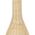 GloboStar® PARADIS 01844 Boho Επιδαπέδιο Φωτιστικό Μονόφωτο 1 x E27 AC220-240V IP20 - Φ35 x Υ120cm - Μπεζ Ξύλινο Ρατάν Πλέγμα - 5 Χρόνια Εγγύηση - ledmania.gr