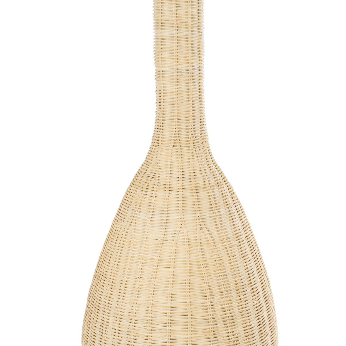 GloboStar® PARADIS 01845 Boho Επιδαπέδιο Φωτιστικό Μονόφωτο 1 x E27 AC220-240V IP20 - Φ40 x Υ150cm - Μπεζ Ξύλινο Ρατάν Πλέγμα - 5 Χρόνια Εγγύηση - ledmania.gr