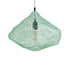 GloboStar® KENTUCKY 01864 Vintage Κρεμαστό Φωτιστικό Οροφής Μονόφωτο 1 x E27 AC220-240V IP20 - Φ40 x Υ30cm - Apple Green Μεταλλικό Πλέγμα - 5 Χρόνια Εγγύηση - ledmania.gr