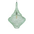 GloboStar® KENTUCKY 01873 Vintage Κρεμαστό Φωτιστικό Οροφής Μονόφωτο 1 x E27 AC220-240V IP20 - Φ35 x Υ60cm - Apple Green Μεταλλικό Πλέγμα - 5 Χρόνια Εγγύηση - ledmania.gr