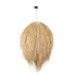 GloboStar® ARCHIPELAGO 01913 Boho Κρεμαστό Φωτιστικό Οροφής Μονόφωτο 1 x E27 AC220-240V IP20 - Φ80 x Υ100cm - Μπεζ Ξύλινο Πλέγμα - 5 Χρόνια Εγγύηση - ledmania.gr