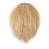 GloboStar® ARCHIPELAGO 01913 Boho Κρεμαστό Φωτιστικό Οροφής Μονόφωτο 1 x E27 AC220-240V IP20 - Φ80 x Υ100cm - Μπεζ Ξύλινο Πλέγμα - 5 Χρόνια Εγγύηση - ledmania.gr