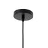 GloboStar® YOSHI 01929 Boho Κρεμαστό Φωτιστικό Οροφής Μονόφωτο 1 x E27 AC220-240V IP20 - Φ35 x Υ60cm - Μαύρο Ξύλινο Πλέγμα - 5 Χρόνια Εγγύηση - ledmania.gr
