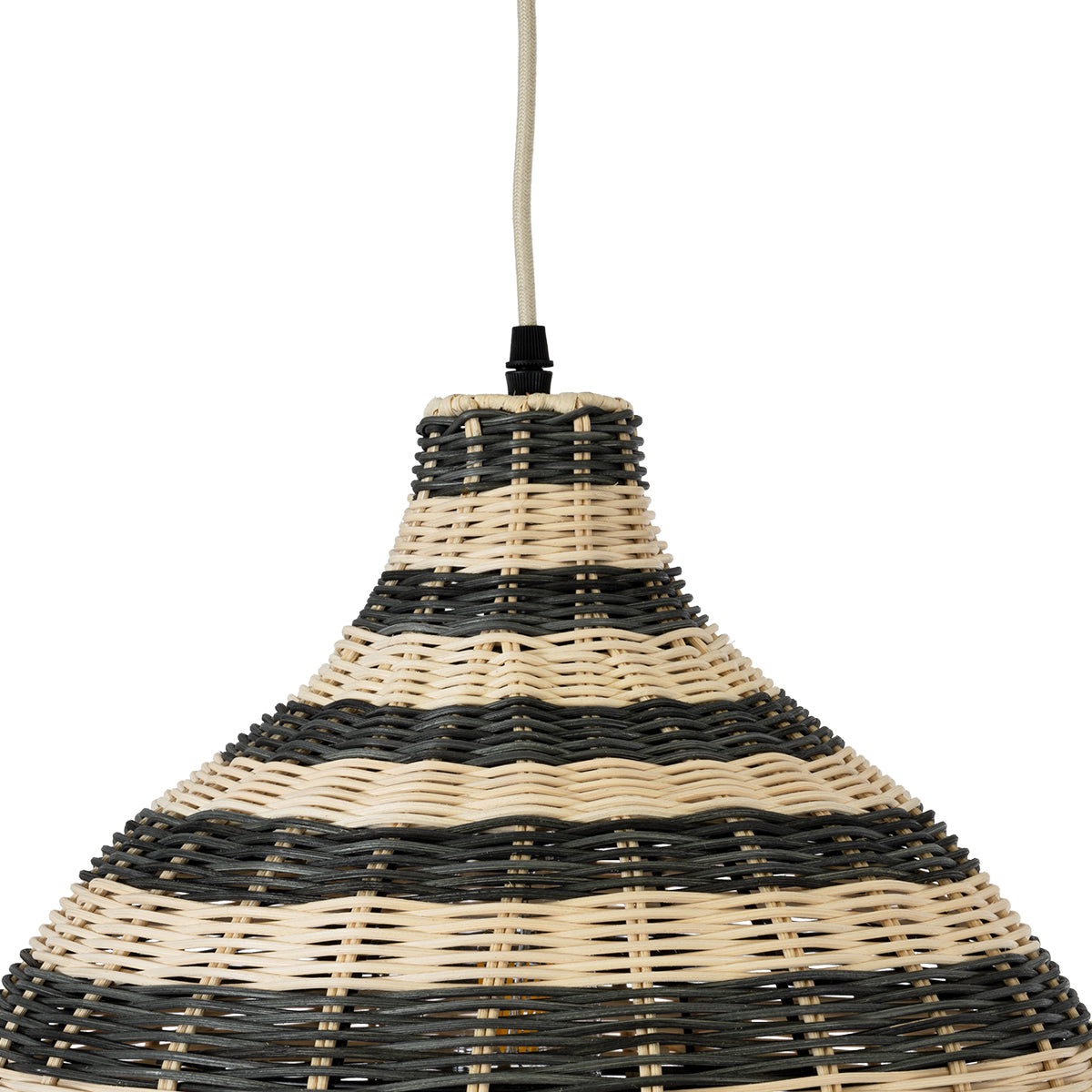 GloboStar® JAMAICA 01954 Boho Κρεμαστό Φωτιστικό Οροφής Μονόφωτο 1 x E27 AC220-240V IP20 - Φ40 x Υ37cm - Μπεζ - Χακί Ξύλινο Πλέγμα Καμπάνα - 5 Χρόνια Εγγύηση - ledmania.gr