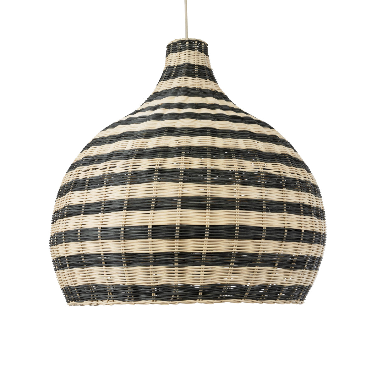 GloboStar® JAMAICA 01955 Boho Κρεμαστό Φωτιστικό Οροφής Μονόφωτο 1 x E27 AC220-240V IP20 - Φ60 x Υ60cm - Μπεζ - Χακί Ξύλινο Πλέγμα Καμπάνα - 5 Χρόνια Εγγύηση - ledmania.gr