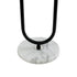 GloboStar® CORDELIA 02026 Μοντέρνο Επιδαπέδιο Φωτιστικό Τραπεζάκι Μονόφωτο 1 x E27 AC220-240V IP20 - Μ30 x Π38 x Υ180cm - Μαύρο με Λευκό Μεταλλικό & Γυάλινη Γαλακτερή Μπάλα - 5 Χρόνια Εγγύηση - ledmania.gr