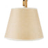 GloboStar® TALISHA 02028 Μοντέρνο Φωτιστικό Τοίχου - Απλίκα 1 x E27 AC 220-240V - Μ35-100 x Π15 x Υ36cm - Μπεζ Ξύλινο με Μπεζ Καπέλο - 5 Χρόνια Eγγύηση - ledmania.gr