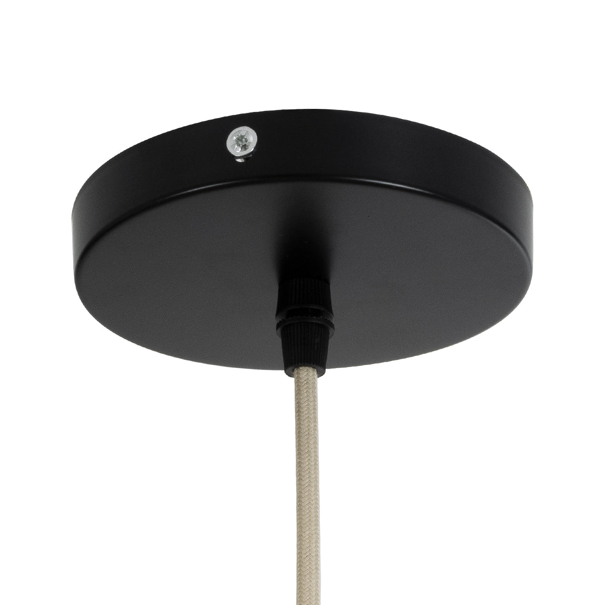 GloboStar® HIROKA 02046 Boho Κρεμαστό Φωτιστικό Οροφής Μονόφωτο 1 x E27 AC220-240V IP20 - Φ100 x Υ110cm - Μπεζ Ξύλινο Μπαμπού Πλέγμα Καμπάνα - 5 Χρόνια Εγγύηση - ledmania.gr