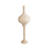 GloboStar® ALADDIN 02050 Boho Επιδαπέδιο Φωτιστικό Μονόφωτο 1 x E27 AC220-240V IP20 - Φ40 x Υ120cm - Μπεζ Μπαμπού Πλέγμα - 5 Χρόνια Εγγύηση - ledmania.gr