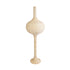 GloboStar® ALADDIN 02051 Boho Επιδαπέδιο Φωτιστικό Μονόφωτο 1 x E27 AC220-240V IP20 - Φ50 x Υ150cm - Μπεζ Μπαμπού Πλέγμα - 5 Χρόνια Εγγύηση - ledmania.gr