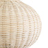 GloboStar® ALADDIN 02051 Boho Επιδαπέδιο Φωτιστικό Μονόφωτο 1 x E27 AC220-240V IP20 - Φ50 x Υ150cm - Μπεζ Μπαμπού Πλέγμα - 5 Χρόνια Εγγύηση - ledmania.gr