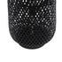 GloboStar® MAMIZU 02110 Boho Επιδαπέδιο Φωτιστικό Μονόφωτο 1 x E27 AC220-240V IP20 - Φ28 x Υ93cm - Μαύρο Ξύλινο Ρατάν Πλέγμα - 5 Χρόνια Εγγύηση - ledmania.gr