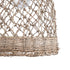 GloboStar® NIMBLIN 02118 Boho Κρεμαστό Φωτιστικό Οροφής Μονόφωτο 1 x E27 AC220-240V IP20 - Φ25 x Υ35cm - Μπεζ Seagrass - Φύκι Πλέγμα Καμπάνα - 5 Χρόνια Εγγύηση - ledmania.gr