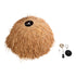 GloboStar® GUADELOUPE 02155 Boho Κρεμαστό Φωτιστικό Οροφής Μονόφωτο 1 x E27 AC220-240V IP20 - Φ70 x Υ45cm - Καφέ Φυσική Ράφια Νήμα Πλέγμα Καμπάνα - 5 Χρόνια Εγγύηση - ledmania.gr