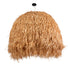 GloboStar® GUADELOUPE 02156 Boho Κρεμαστό Φωτιστικό Οροφής Μονόφωτο 1 x E27 AC220-240V IP20 - Φ120 x Υ100cm - Καφέ Φυσική Ράφια Νήμα Πλέγμα Καμπάνα - 5 Χρόνια Εγγύηση - ledmania.gr
