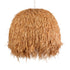 GloboStar® GUADELOUPE 02156 Boho Κρεμαστό Φωτιστικό Οροφής Μονόφωτο 1 x E27 AC220-240V IP20 - Φ120 x Υ100cm - Καφέ Φυσική Ράφια Νήμα Πλέγμα Καμπάνα - 5 Χρόνια Εγγύηση - ledmania.gr