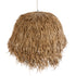 GloboStar® GUADELOUPE 02158 Boho Κρεμαστό Φωτιστικό Μονόφωτο 1 x E27 AC220-240V IP20 - Φ80 x Υ60cm - Καφέ Φυσική Ράφια Νήμα Πλέγμα Καμπάνα - 5 Χρόνια Εγγύηση - ledmania.gr