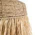 GloboStar® NEGRIL 02186 Boho Κρεμαστό Φωτιστικό Οροφής Μονόφωτο 1 x E27 AC220-240V IP20 - Φ80 x Υ120cm - Μπεζ Φυσική Ράφια Νήμα Πλέγμα Καμπάνα - 5 Χρόνια Εγγύηση - ledmania.gr