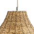 GloboStar® NEGRIL 02186 Boho Κρεμαστό Φωτιστικό Οροφής Μονόφωτο 1 x E27 AC220-240V IP20 - Φ80 x Υ120cm - Μπεζ Φυσική Ράφια Νήμα Πλέγμα Καμπάνα - 5 Χρόνια Εγγύηση - ledmania.gr