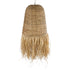 GloboStar® NEPAL 02190 Boho Κρεμαστό Φωτιστικό Οροφής Μονόφωτο 1 x E27 AC220-240V IP20 - Φ60 x Υ120cm - Μπεζ Φυσική Ράφια Νήμα Πλέγμα Καμπάνα - 5 Χρόνια Εγγύηση - ledmania.gr