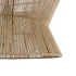 GloboStar® BISBEE 02204 Boho Κρεμαστό Φωτιστικό Οροφής Μονόφωτο 1 x E27 AC220-240V IP20 - Φ50 x Υ28cm - Μπεζ Λεπτό Σχοινί Τριχιά Πλέγμα - 5 Χρόνια Εγγύηση - ledmania.gr