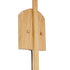GloboStar® KALAMA 02223 Boho Φωτιστικό Τοίχου - Απλίκα Μονόφωτο 1 x E27 AC220-240V IP20 - Μ30 x Π40 x Υ70cm - Μπεζ Ξύλινο Μπαμπού Πλέγμα - 5 Χρόνια Εγγύηση - ledmania.gr