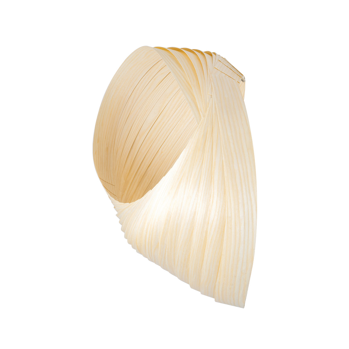 GloboStar® SALREL 02224 Boho Φωτιστικό Τοίχου - Απλίκα Μονόφωτο 1 x E27 AC 220-240V IP20 - Μ30 x Π22 x Υ38cm - Μπεζ Λεπτό Φύλλο Ξύλου Πλέγμα - 5 Χρόνια Εγγύηση - ledmania.gr
